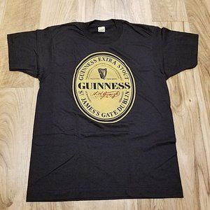 NOS Vtg1970s Guinness Stout Tee Shirt M Screen Stars Single Stitch Ireland Made